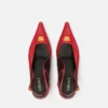 La Medusa Leather Slingbacks 55 mm La Medusa Leather Slingbacks 55 mm