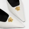 La Medusa Leather Slingbacks 55 mm La Medusa Leather Slingbacks 55 mm