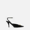 La Medusa Leather Slingbacks 85 mm