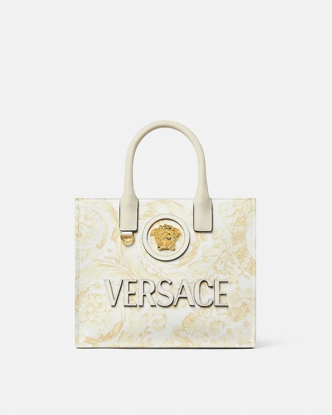 La Medusa Printed Small Canvas Tote La Medusa Printed Small Canvas Tote