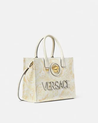 La Medusa Printed Small Canvas Tote