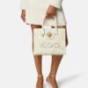 La Medusa Printed Small Canvas Tote La Medusa Printed Small Canvas Tote