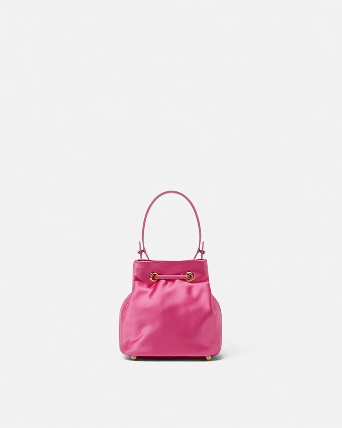 La Medusa Satin Mini Bucket Bag La Medusa Satin Mini Bucket Bag