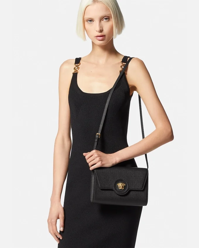 La Medusa Small Leather Crossbody Bag La Medusa Small Leather Crossbody Bag