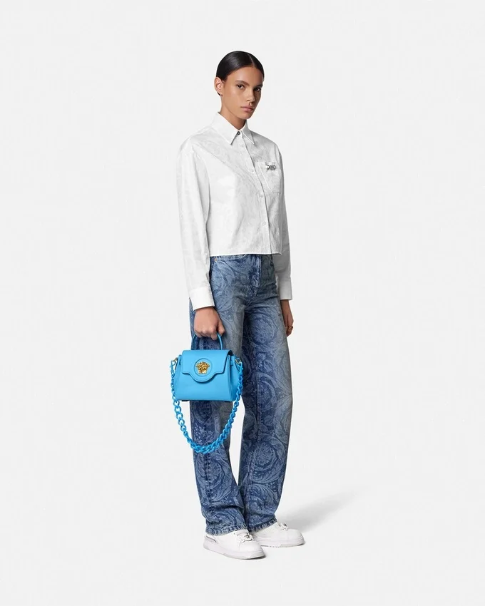 La Medusa Small Leather Top-Handle La Medusa Small Leather Top-Handle