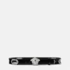 La Medusa Studded Leather Belt 4 cm La Medusa Studded Leather Belt 4 cm