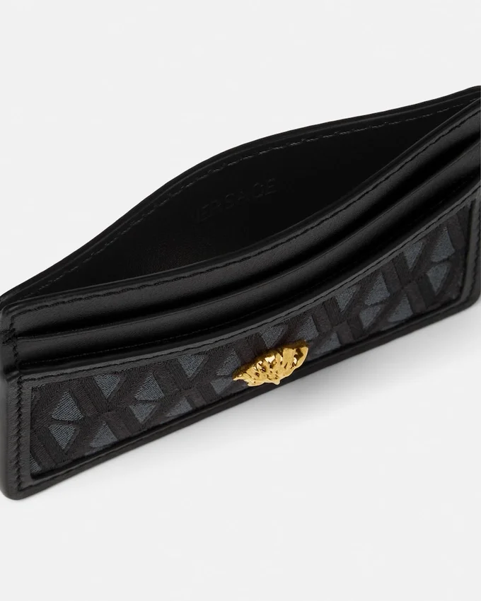 La Medusa V Jacquard Card Holder La Medusa V Jacquard Card Holder