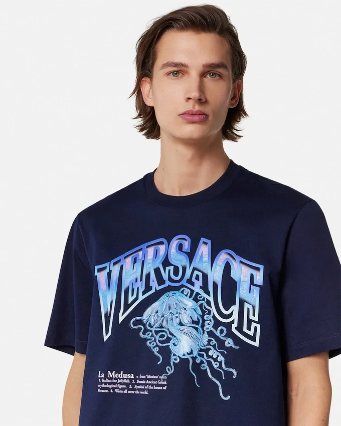 La Medusa Varsity Boxy T-Shirt La Medusa Varsity Boxy T-Shirt