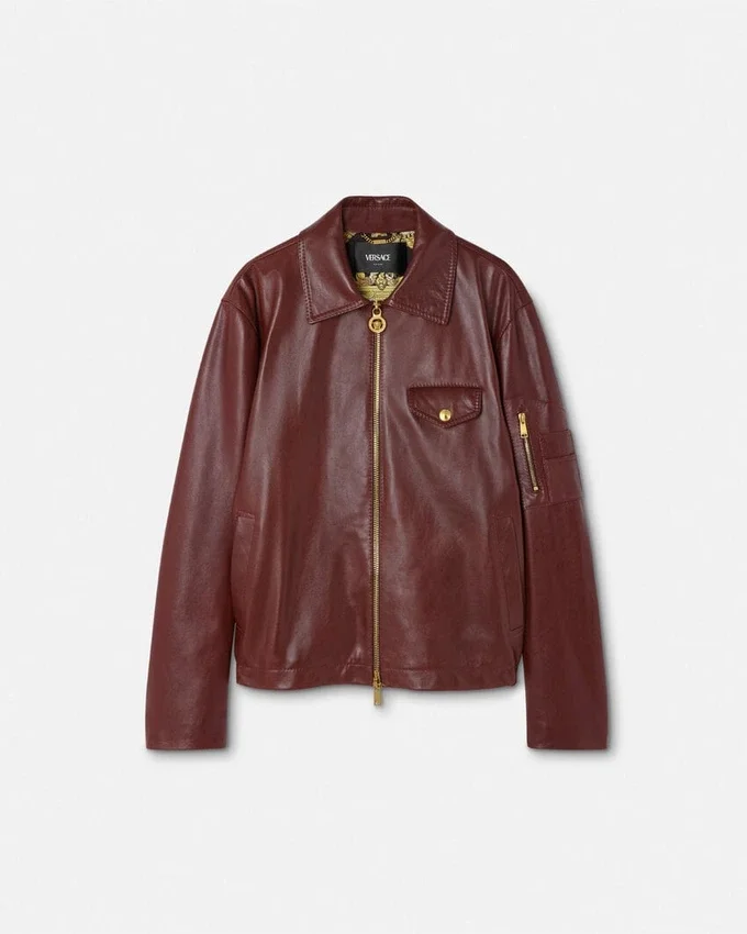 Leather Blouson Jacket Leather Blouson Jacket