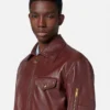 Leather Blouson Jacket Leather Blouson Jacket