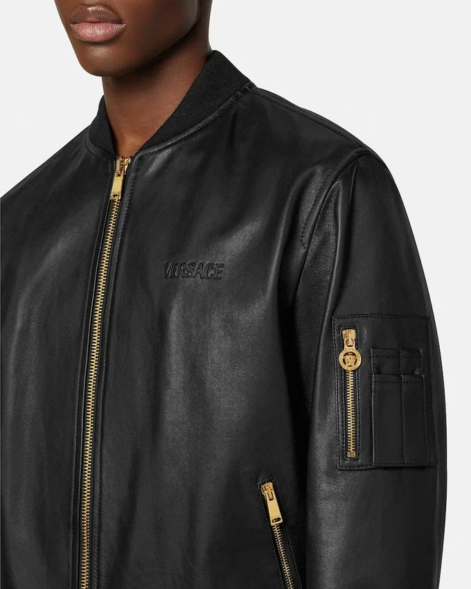 Leather Bomber Leather Bomber