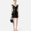 Leather Corset Mini Dress