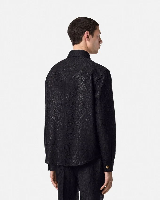 Leopard Jacquard Overshirt Leopard Jacquard Overshirt