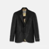 Leopard Jacquard Single-Breasted Blazer