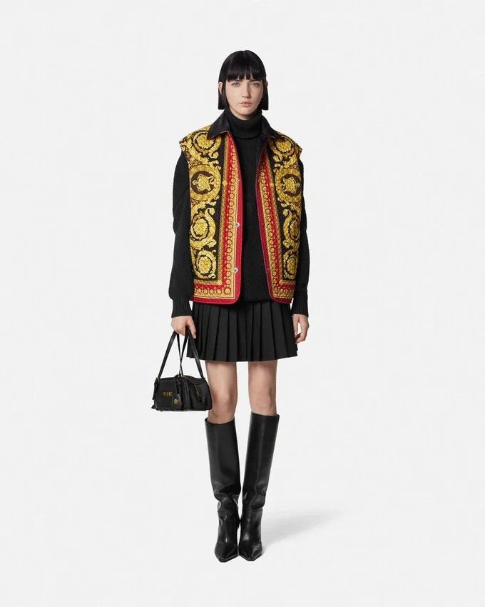 Logo Knit Long Turtleneck Sweater Logo Knit Long Turtleneck Sweater
