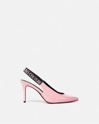 Logo Scarlett Patent Slingback Pumps