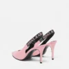 Logo Scarlett Patent Slingback Pumps