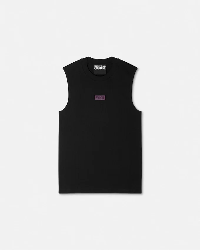 Logo Slim-Fit Ribbed Tank Top Logo Slim-Fit Ribbed Tank Top