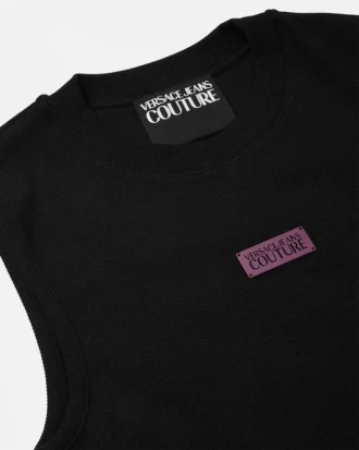 Logo Slim-Fit Ribbed Tank Top