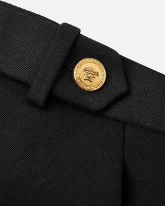 Low-Waist Baggy Gabardine Pants