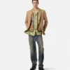 Mélange Wool Single-Breasted Blazer Mélange Wool Single-Breasted Blazer