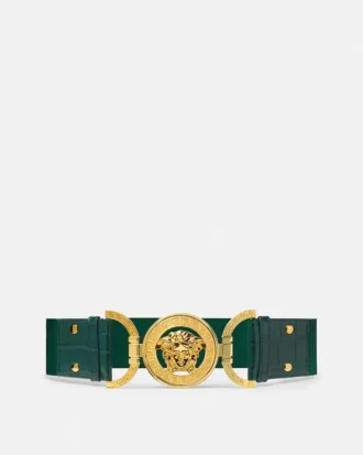 Medusa ’95 Croc-Effect Belt  6 cm