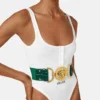 Medusa ’95 Croc-Effect Belt 6 cm Medusa ’95 Croc-Effect Belt 6 cm