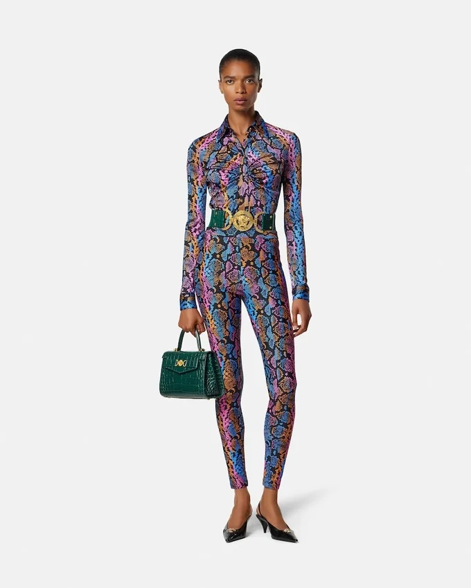Medusa ’95 Croc-Effect Top-Handle Medusa ’95 Croc-Effect Top-Handle