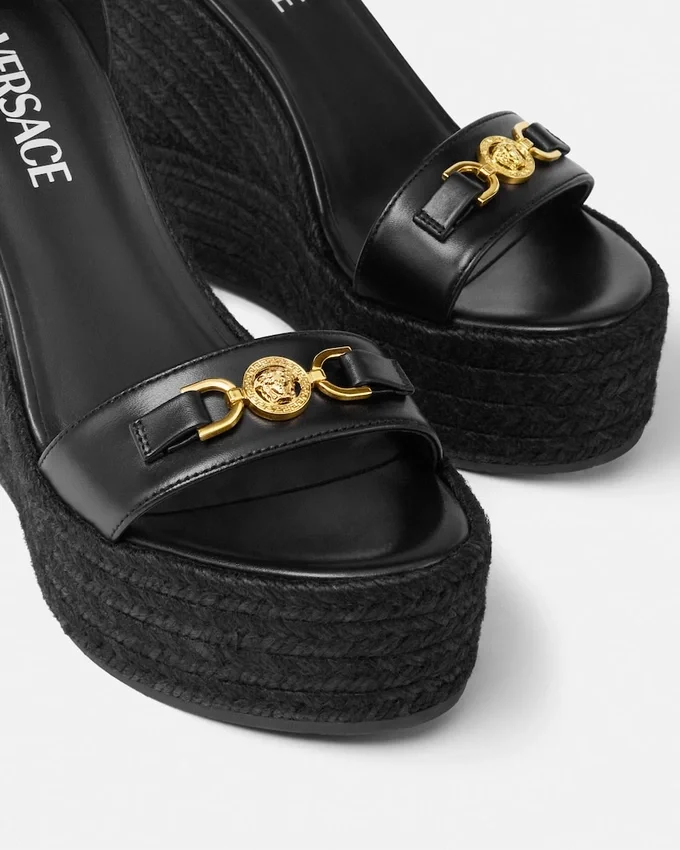 Medusa ’95 Leather Wedge Sandals 120 mm Medusa ’95 Leather Wedge Sandals 120 mm