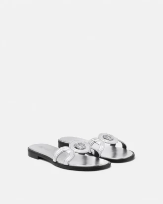 Medusa ’95 Metallic Flat Sandals
