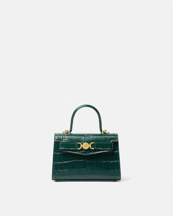 Medusa ’95 Small Croc-Effect Top-Handle Medusa ’95 Small Croc-Effect Top-Handle