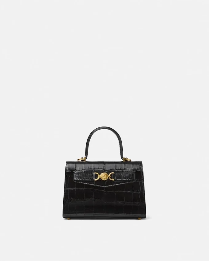 Medusa ’95 Small Croc-Effect Top-Handle Medusa ’95 Small Croc-Effect Top-Handle