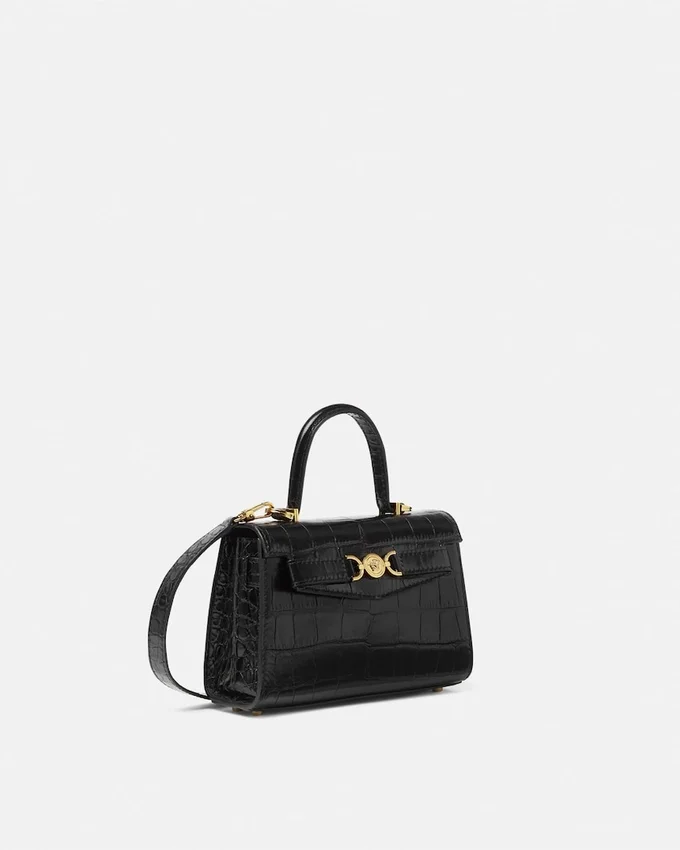 Medusa ’95 Small Croc-Effect Top-Handle Medusa ’95 Small Croc-Effect Top-Handle
