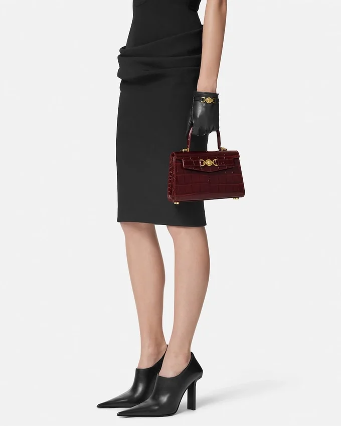 Medusa ’95 Small Croc-Effect Top-Handle Medusa ’95 Small Croc-Effect Top-Handle