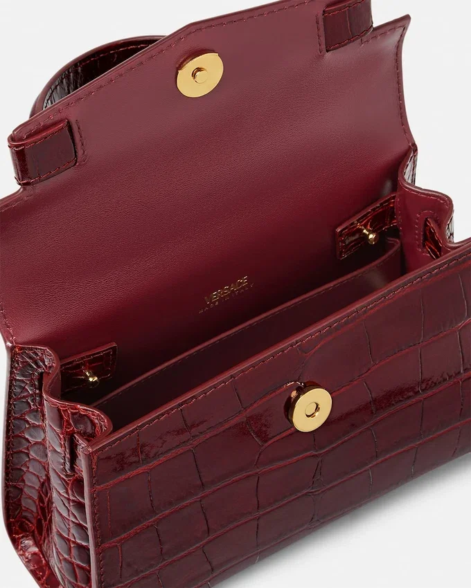 Medusa ’95 Small Croc-Effect Top-Handle Medusa ’95 Small Croc-Effect Top-Handle