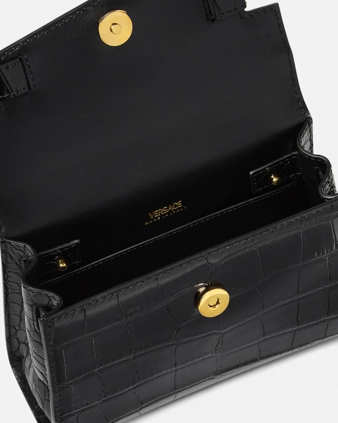 Medusa ’95 Small Croc-Effect Top-Handle Medusa ’95 Small Croc-Effect Top-Handle
