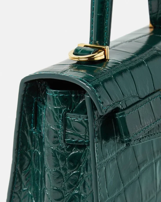 Medusa ’95 Small Croc-Effect Top-Handle Medusa ’95 Small Croc-Effect Top-Handle