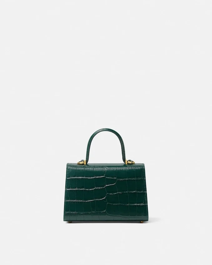 Medusa ’95 Small Croc-Effect Top-Handle Medusa ’95 Small Croc-Effect Top-Handle