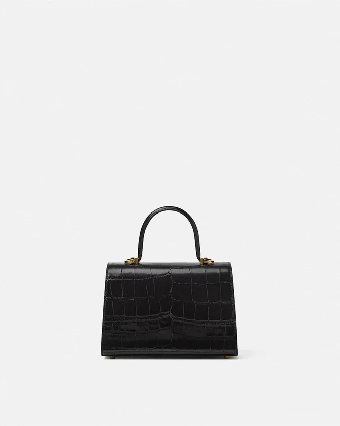 Medusa ’95 Small Croc-Effect Top-Handle Medusa ’95 Small Croc-Effect Top-Handle