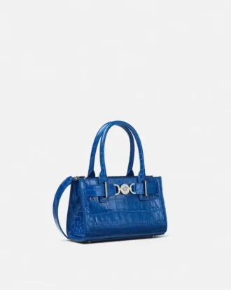 Medusa ’95 Small Croc-Effect Tote