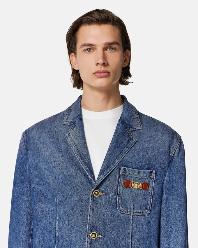 Medusa Biggie Denim Jacket Medusa Biggie Denim Jacket
