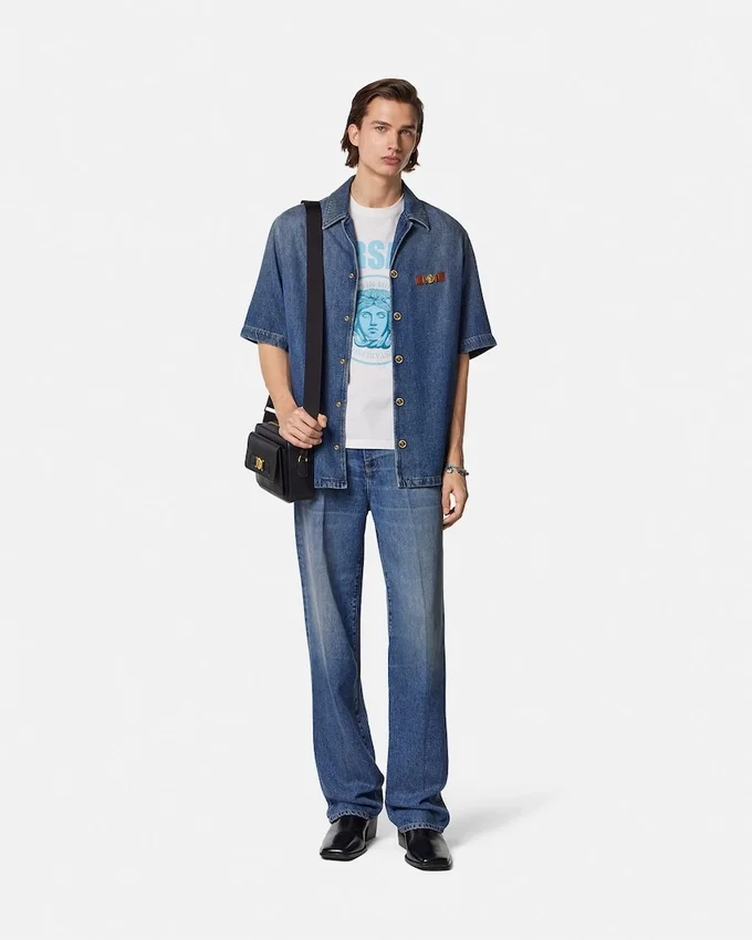 Medusa Biggie Denim Shirt Medusa Biggie Denim Shirt