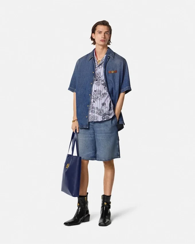 Medusa Biggie Denim Shorts Medusa Biggie Denim Shorts