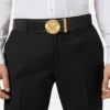 Medusa Biggie Leather Belt 4 cm Medusa Biggie Leather Belt 4 cm