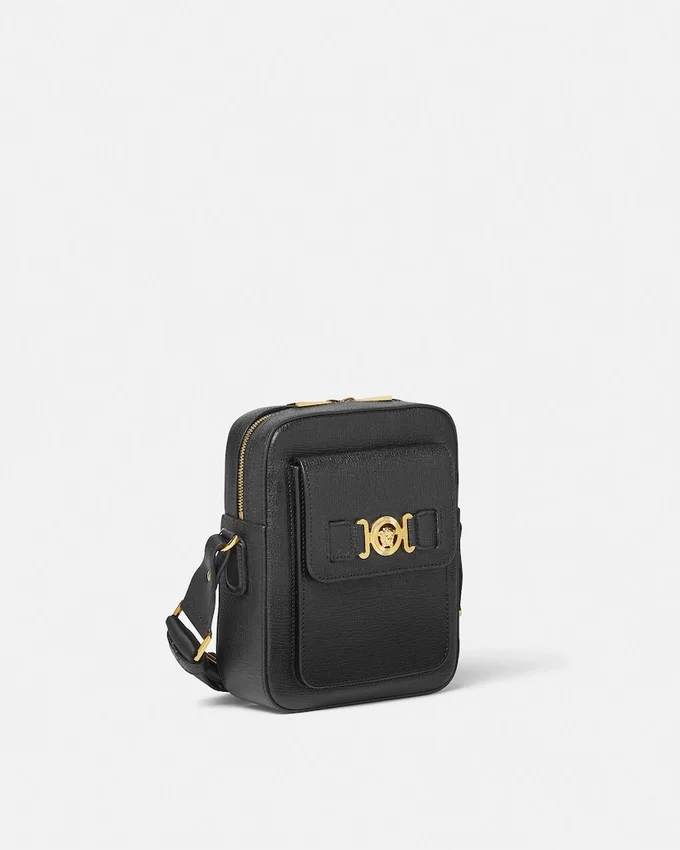 Medusa Biggie Leather Crossbody Bag Medusa Biggie Leather Crossbody Bag