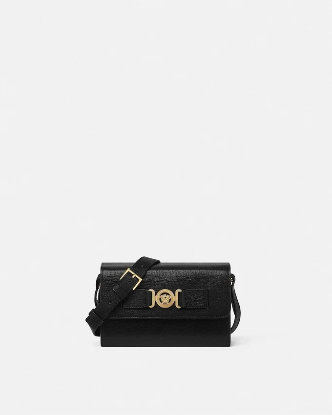 Medusa Biggie Leather Messenger Bag Medusa Biggie Leather Messenger Bag