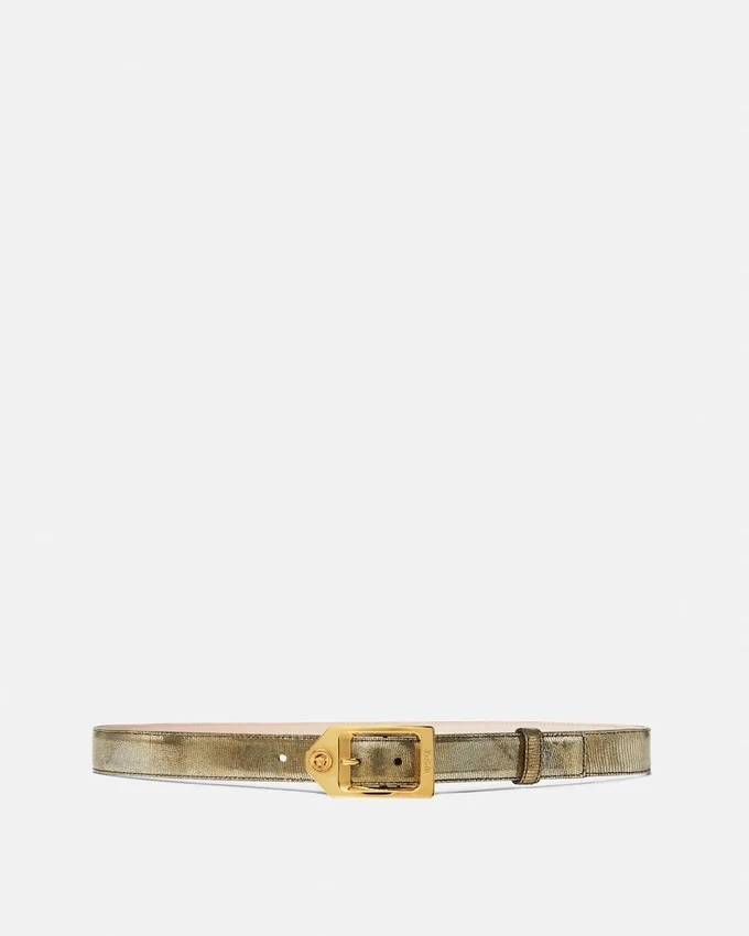 Medusa Biggie Lizard-Effect Belt 3 cm Medusa Biggie Lizard-Effect Belt 3 cm