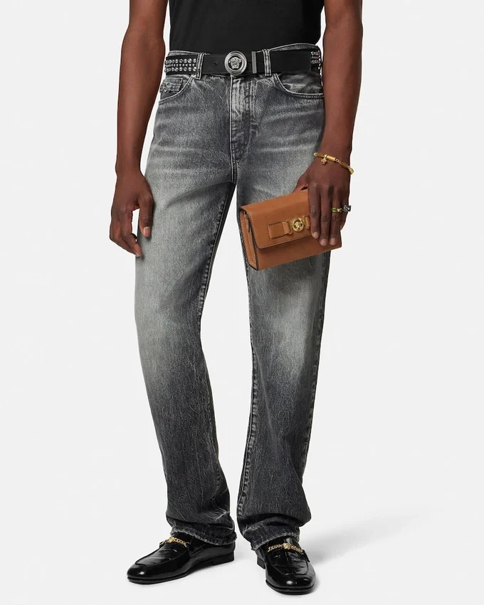 Medusa Biggie Nabuck Messenger Bag Medusa Biggie Nabuck Messenger Bag