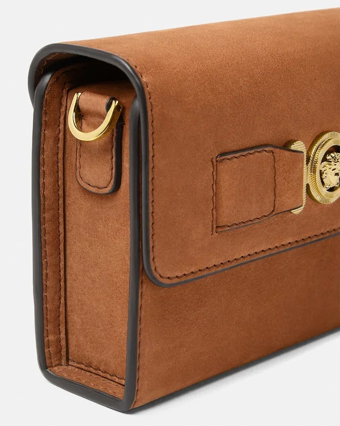 Medusa Biggie Nabuck Messenger Bag Medusa Biggie Nabuck Messenger Bag