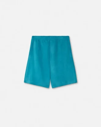 Medusa Biggie Suede Shorts